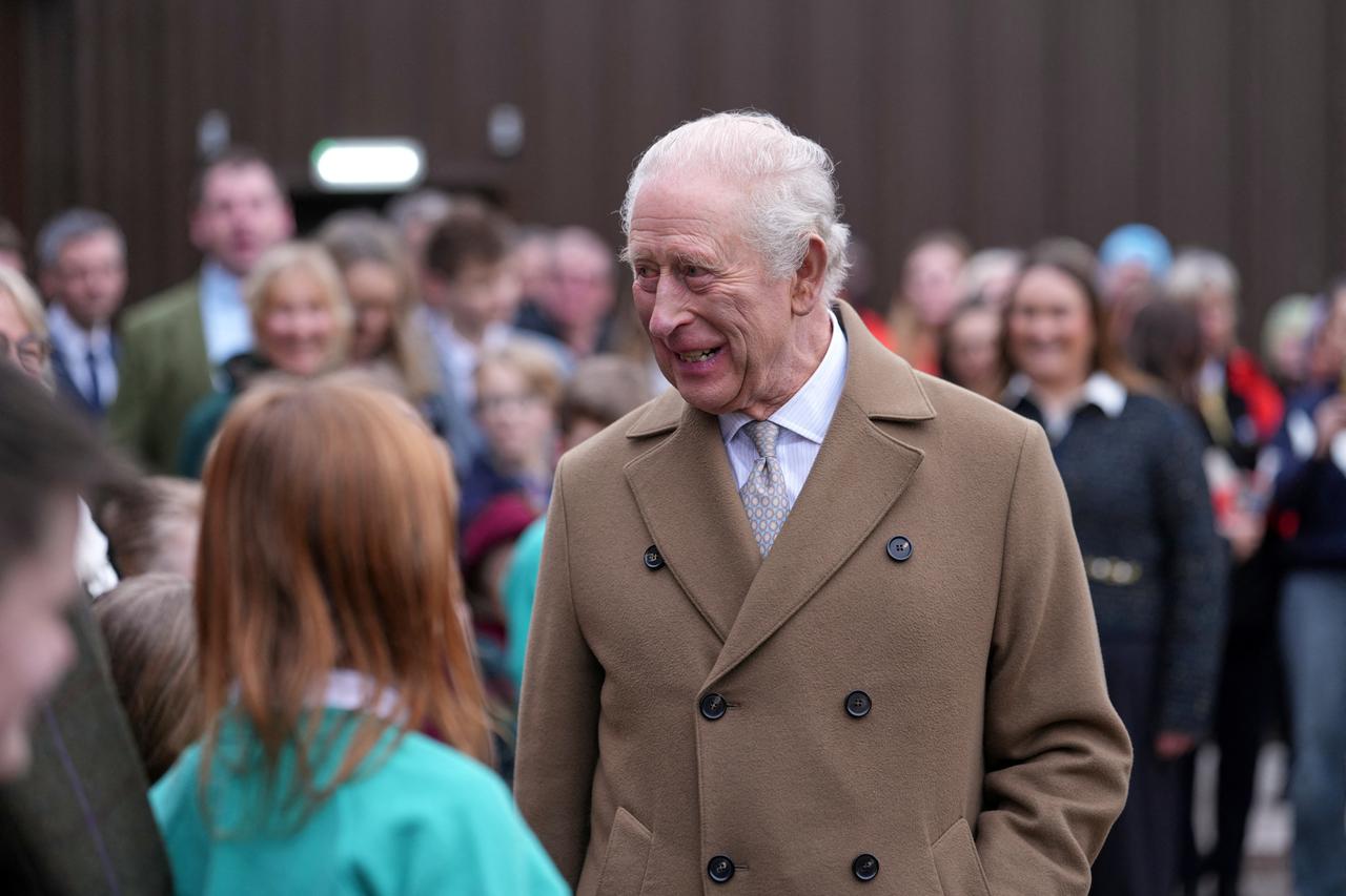 Britain's King Charles visits Lancashire