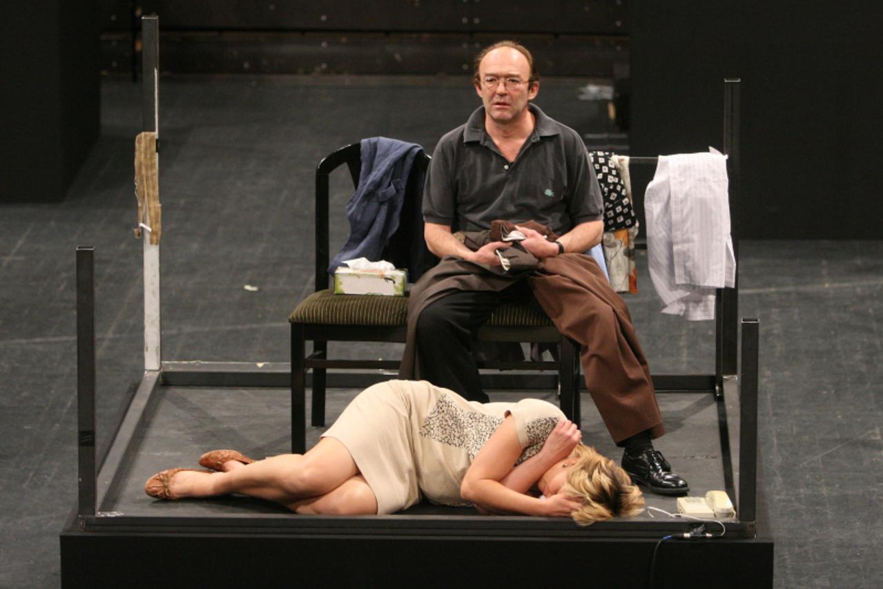 '14.10.2010., Zagreb - U kazalistu ZKM odrzala se proba za predstavu Prica o Luki Ritzu. Photo: Goran Jakus/PIXSELL'