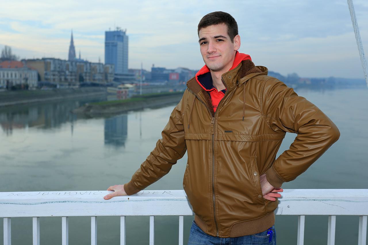 16.12.2014., Osijek - Marko Pinjuh student osjeckog Elektrotehnickog fakulteta koji je nominiran za Vecernjakovu osobu godine. Photo: Davor Javorovic/PIXSELL