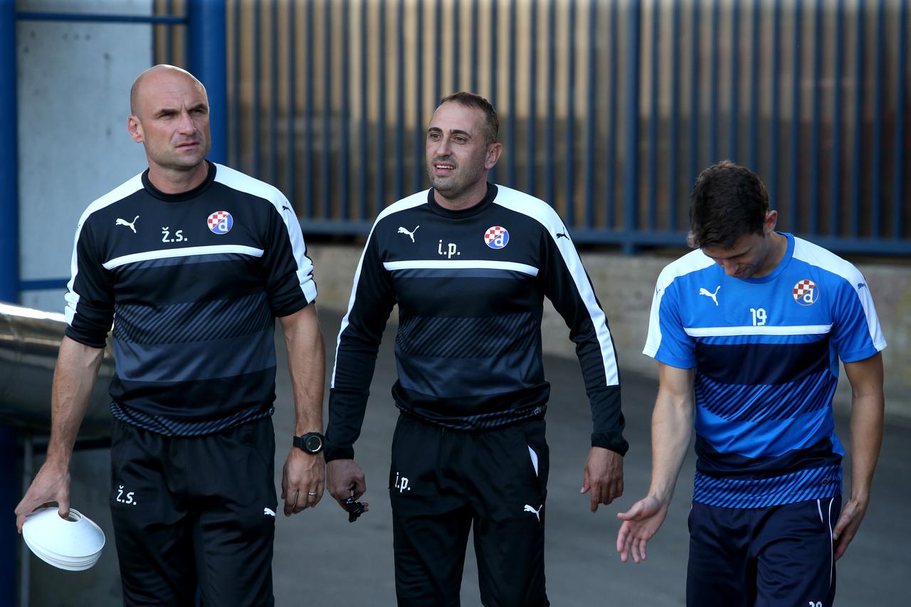 29.09.2016., Zagreb - Stadion Hitrec  Kacijan - Novi trener GNK Dinama Ivajlo Petev odradio prvi trening s igracima. Na treningu mu je asistirao bivsi trener Zeljko Sopic. Photo: Robert Anic/PIXSELL