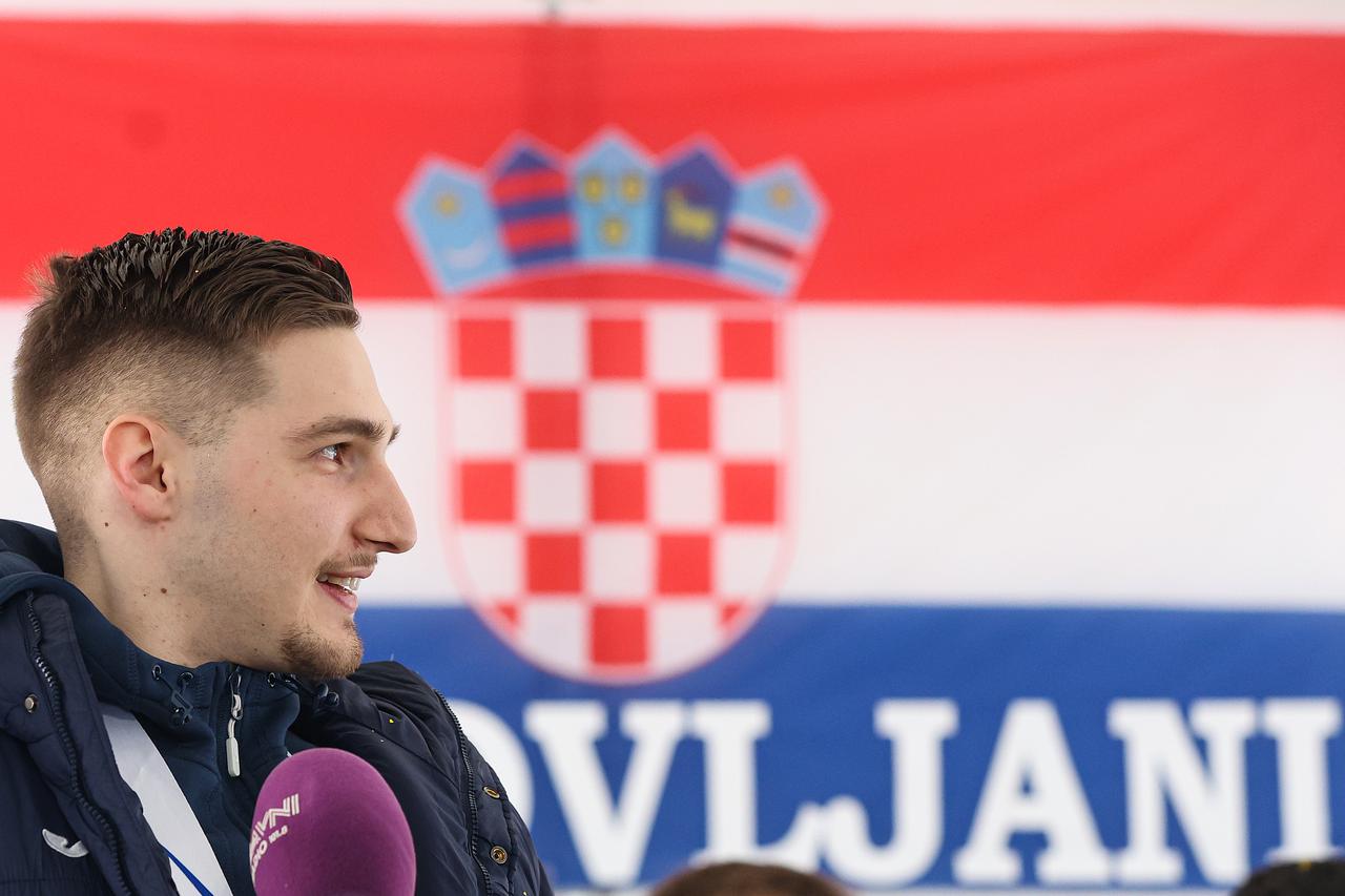 Zagreb: Doček srebrnog rukometaša Dominika Kuzmanovića u općini Brckovljani
