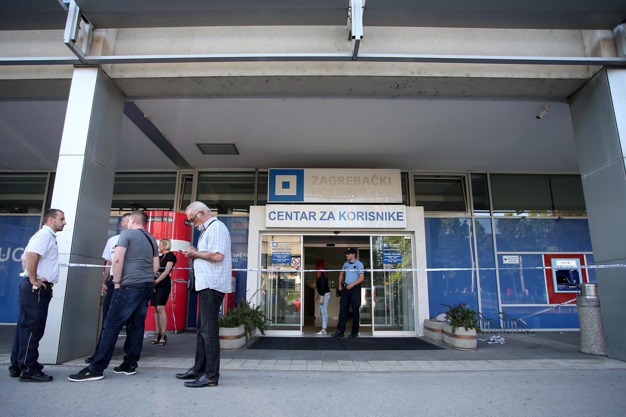 Zagreb: Oružana pljačka u Centru za korisnike Zagrebačkog holdinga