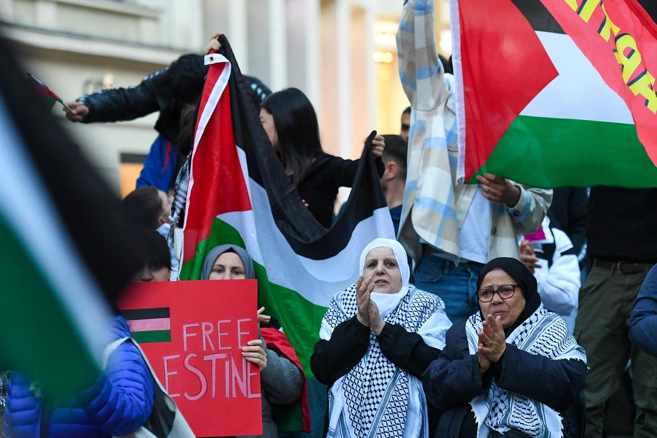 AUT, Pro-Palästina Kundgebung in Innsbruck