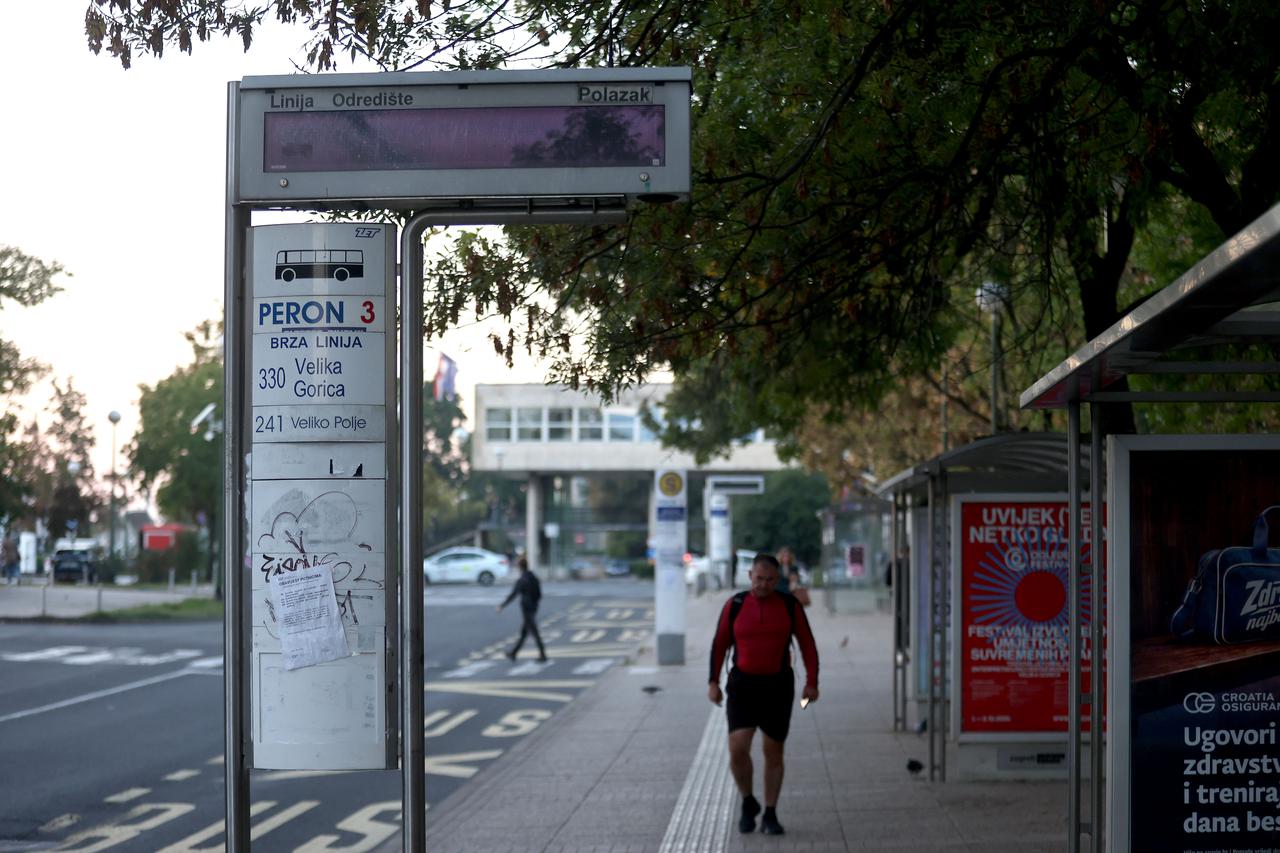 Zagreb: Štrajk ZET-a na Glavnom kolodvoru