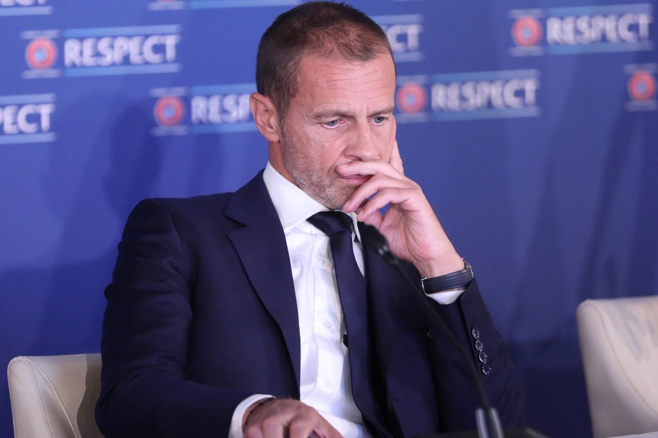 Hvar: Predsjednik  UEFA-e Aleksander Čeferin održao je konferenciju za medije 