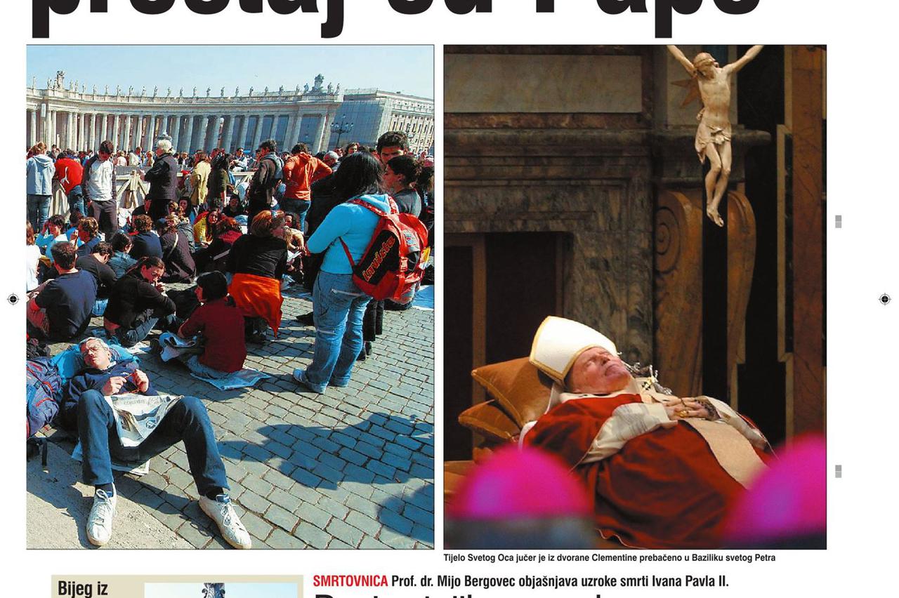 2003. godine Papa Ivan Pavao II tre?i je put posjetio Hrvatsku, 2. dio