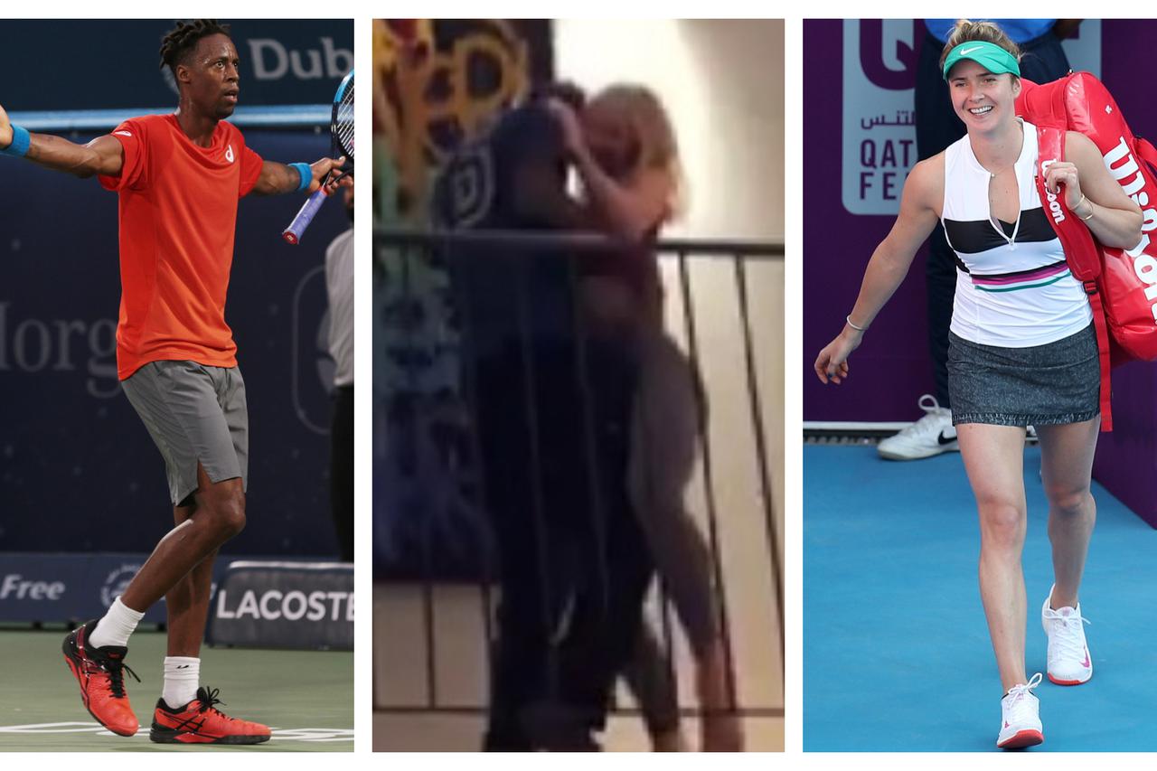 Elina Svitolina i Gael Monfils