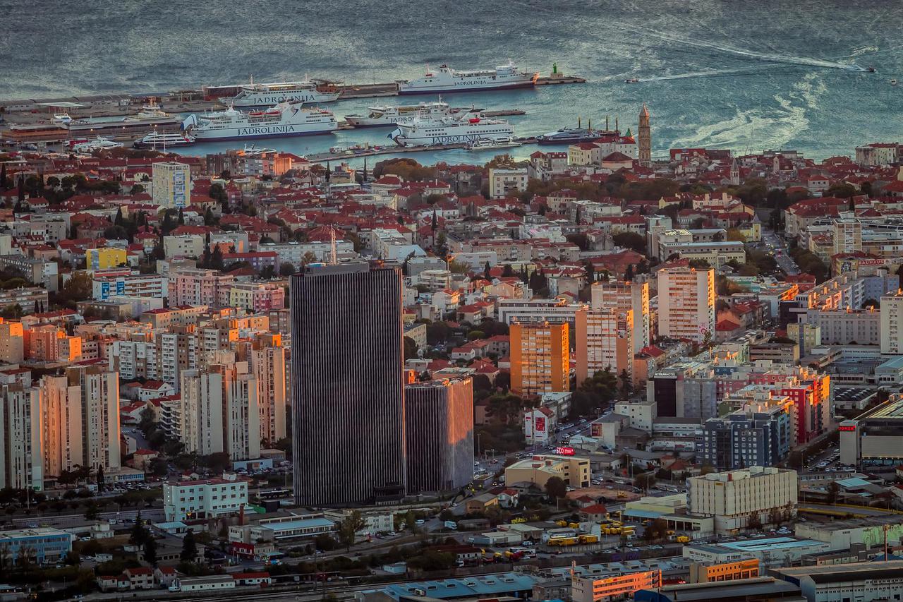 Pogled na Split s Kozjaka