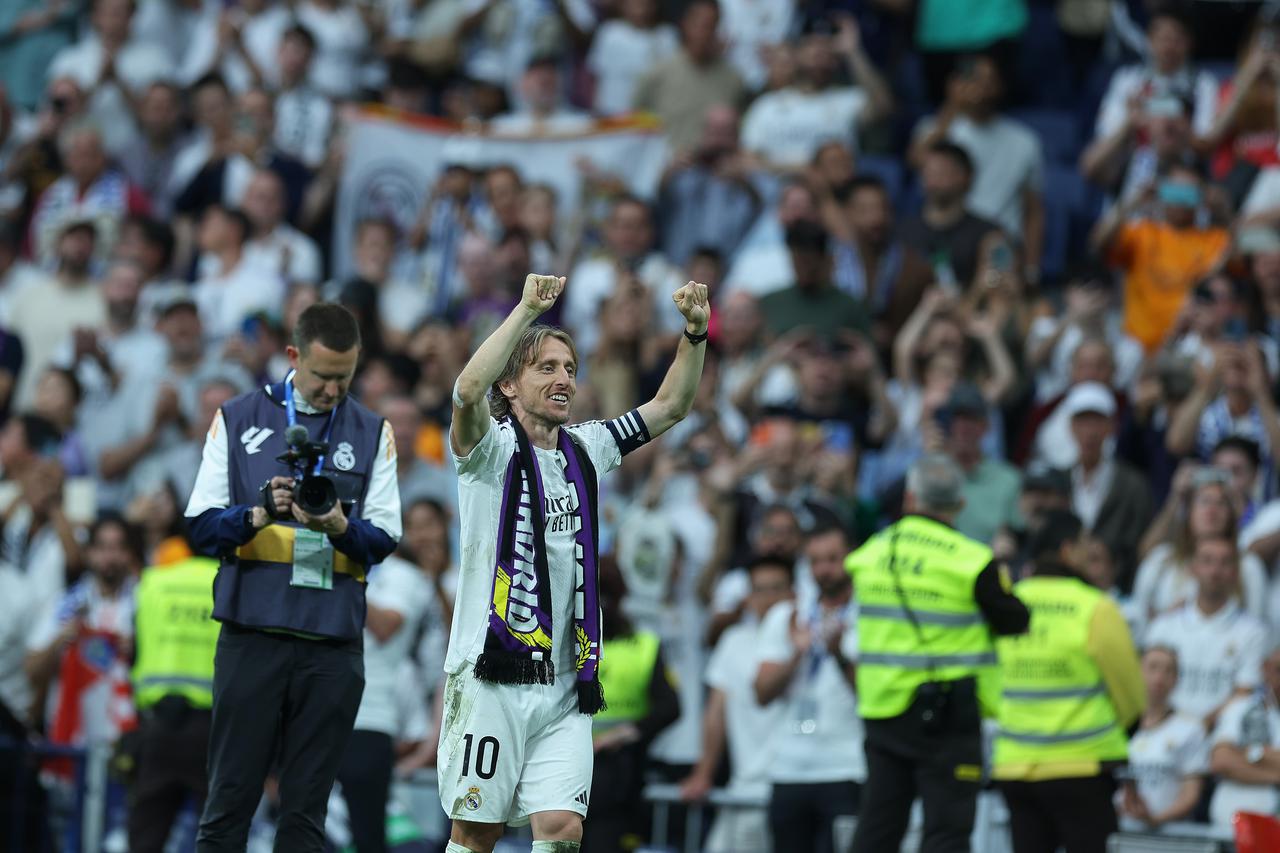 Madrid: Utakmica Real Madrid - Real Sociedad, posljednja u kojoj Luka Modrić igra s dresom Real Madrida