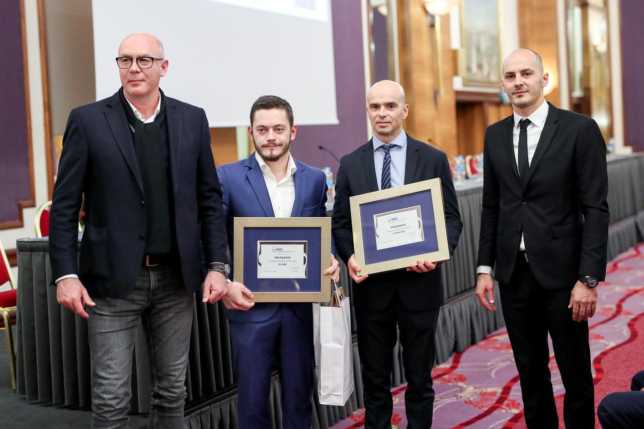Zagreb: Svečana dodjela nagrada najuspješnijem gimnastičaru Tinu Srbiću i treneru Lucijanu Krce u 2021.