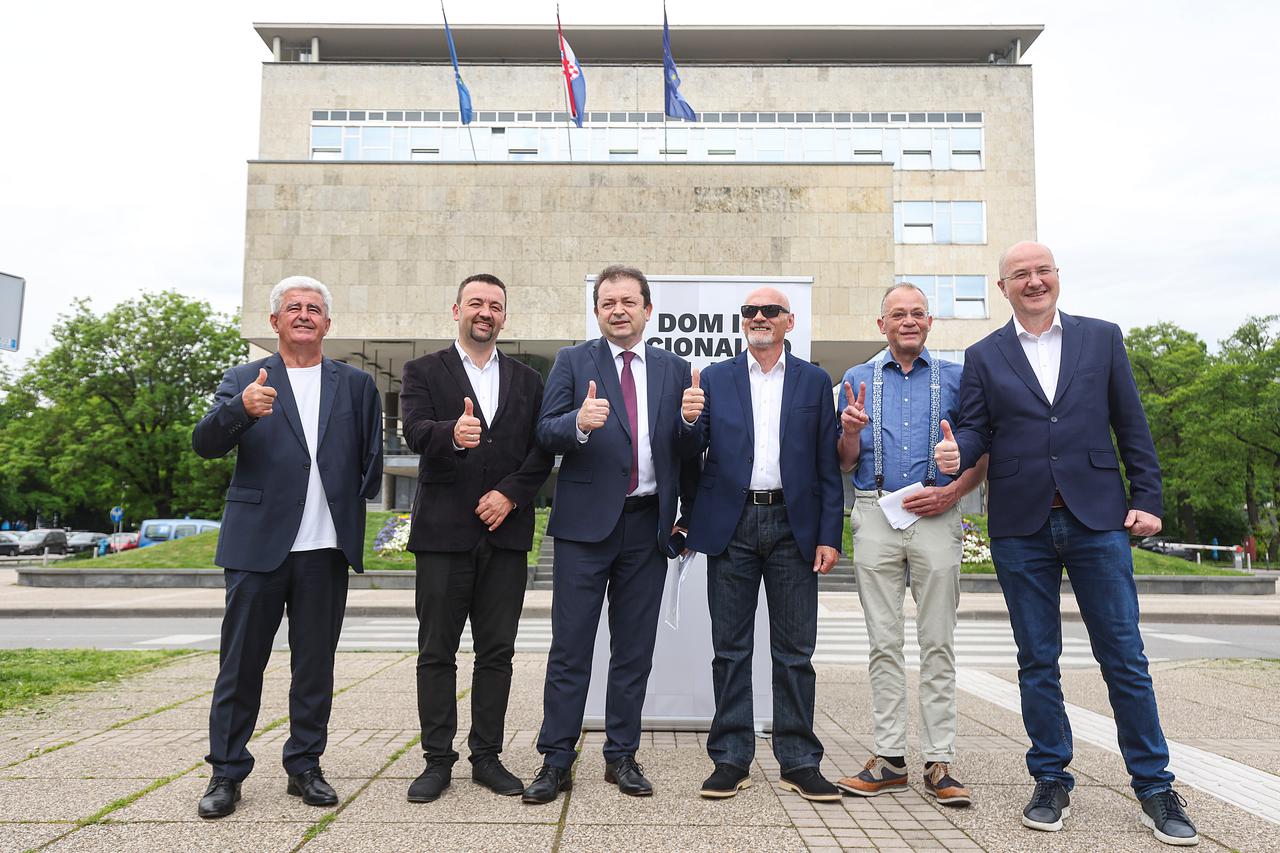 Zagreb: Predstavljanje gradonačelničke kandidature Tomislava Jonjića i njegovih zamjenika