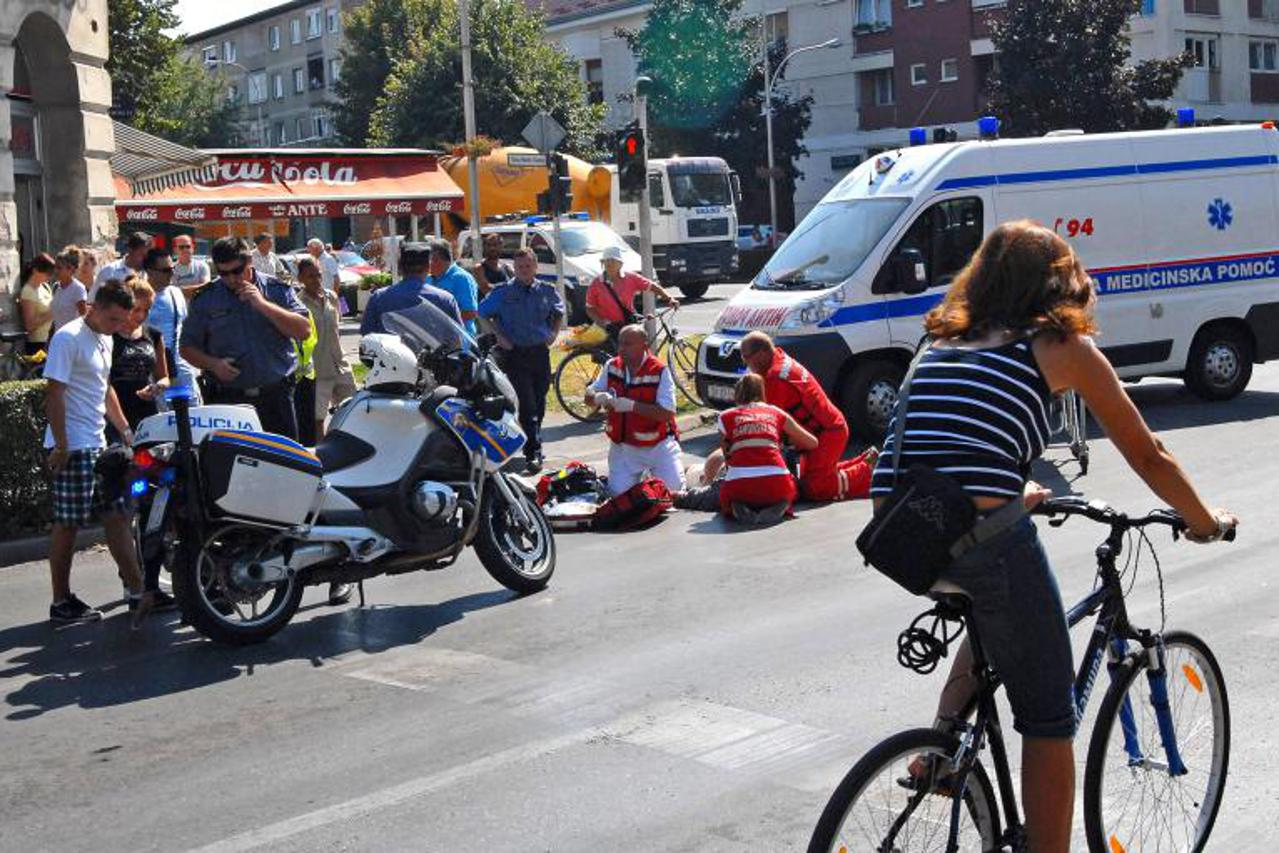 nesreća, pogazio pješaka, poginuo pješak (1)