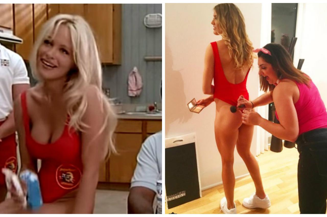 Pamela Anderson i Eugenie Bouchard