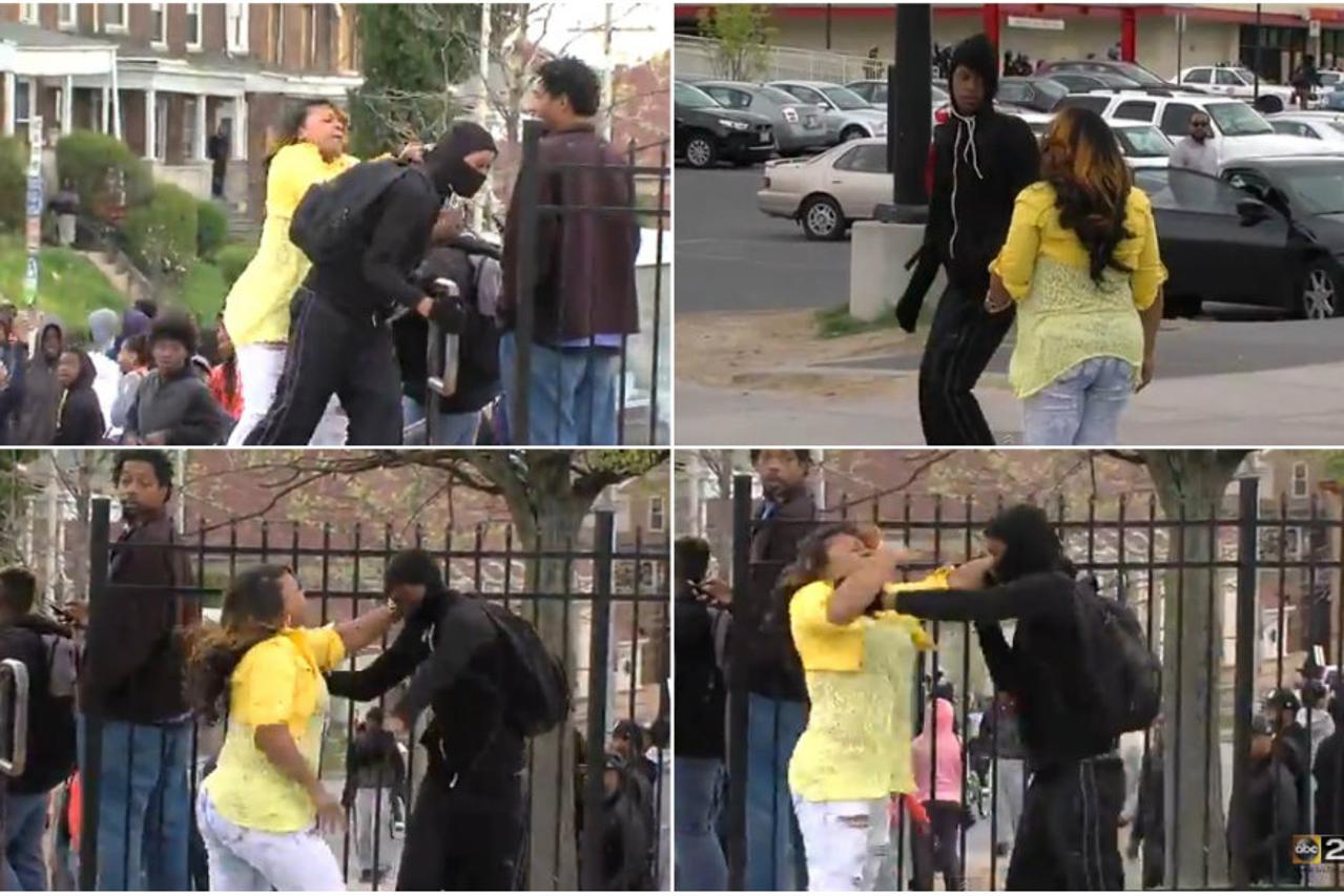 Majka istukla sina-prosvjednika u Baltimoreu 