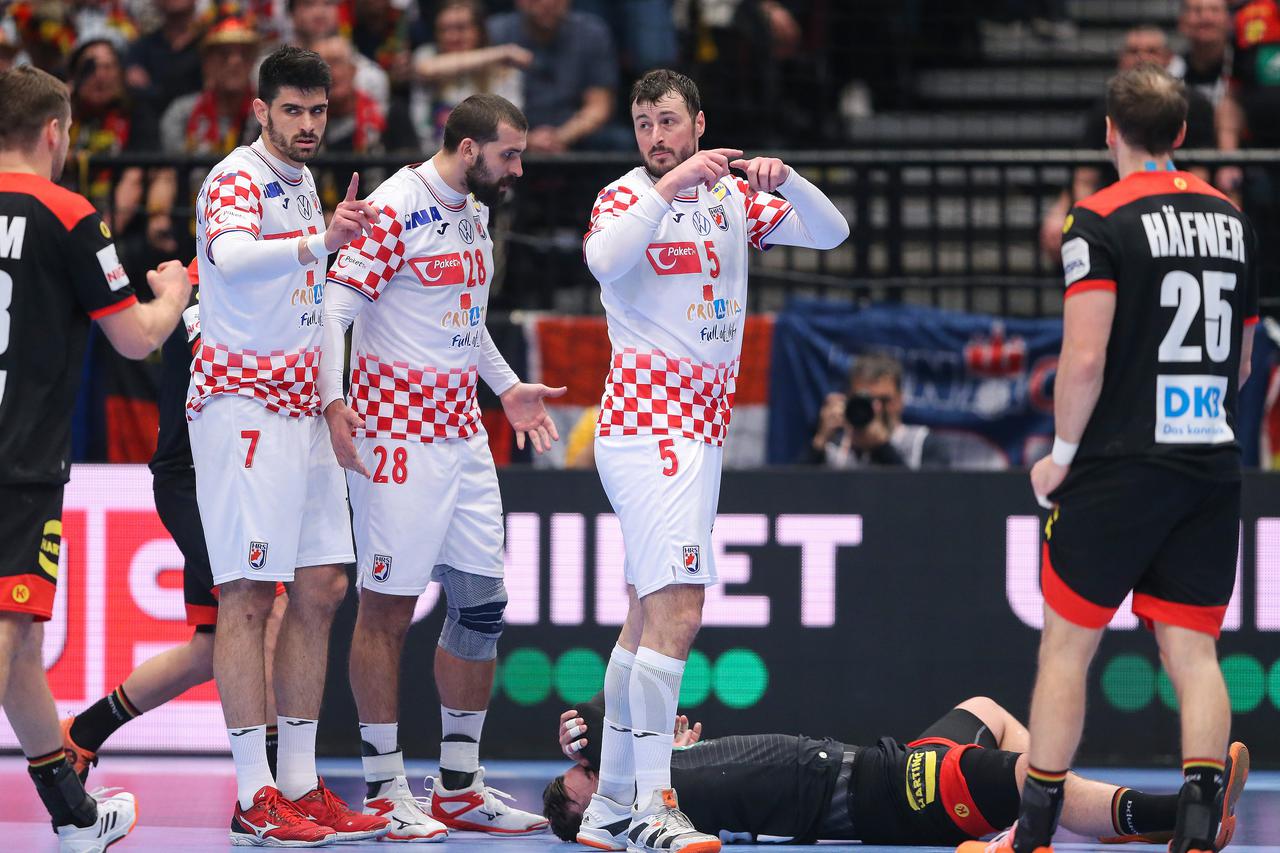 Slalvlje hrvatskih rukometaša protiv Njemačke