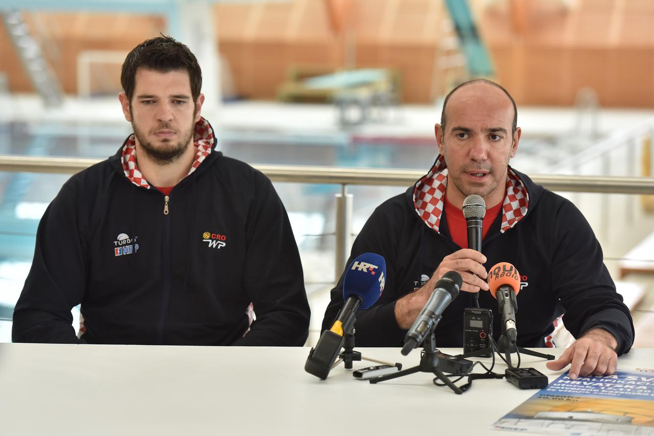 Zadar: Konferencija za medije vaterpolo reprezentacije uo?i utakmice s Rusijom