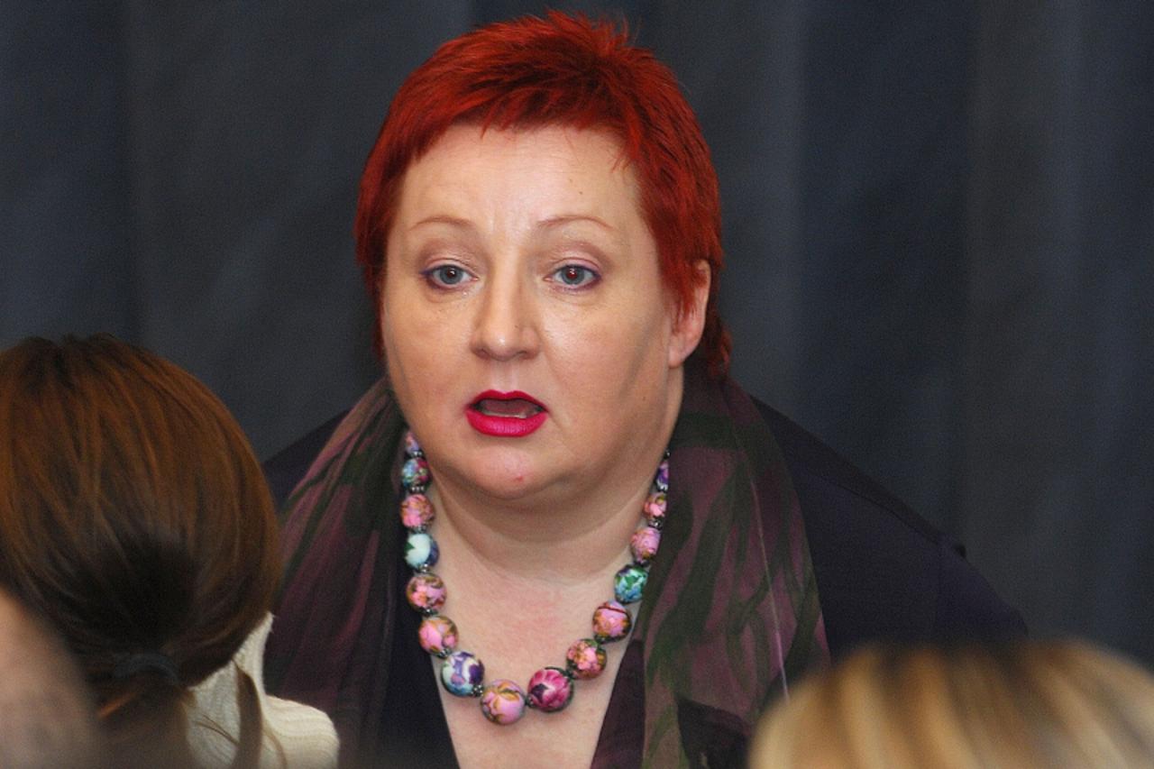 \'unutrasnja zagreb, hnd, perkovceva, 05.12.2007. press konferencija ogranka HND-a o slucaju Sikic i ubojstvu D. Zecevica, elizabeta gojan snimio Patrik Macek\'