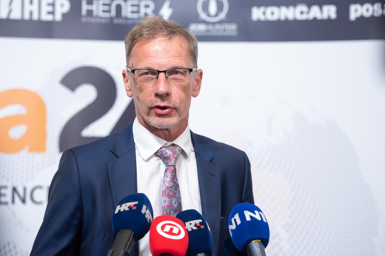 Zagreb: Konferencija Kvaka24, guverner HNB-a Boris Vujčić dao je izjavu medijima