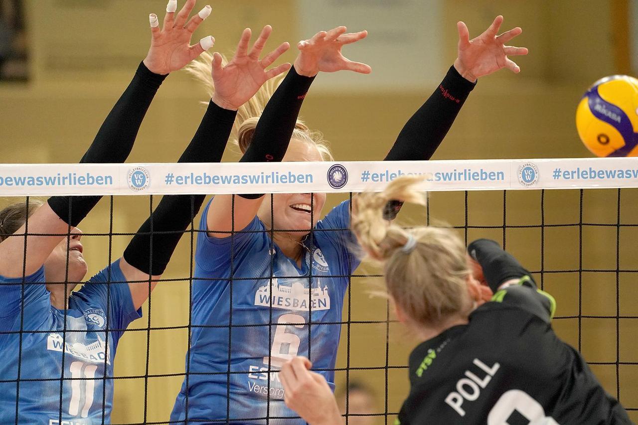 Volleyball 1. Bundesliga Frauen, VC Wiesbaden vs Ladies in Black Aachen