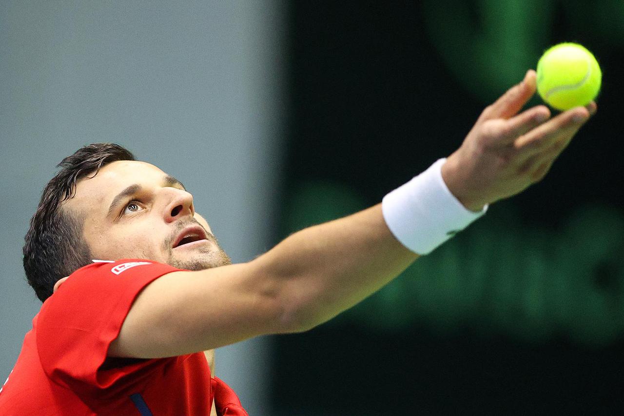 Zagreb: Kvalifikacije Davis Cupa, Hrvatska - Indija, parovi, Škugor/Pavić - Bopanna/Paes
