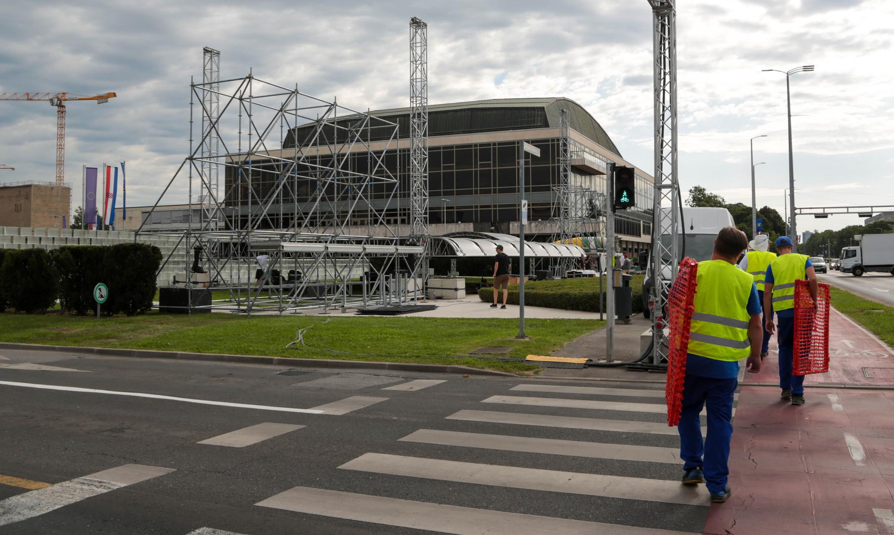 Traju pripreme za vojni mimohod koji će se 31. srpnja održati u središtu Zagreba