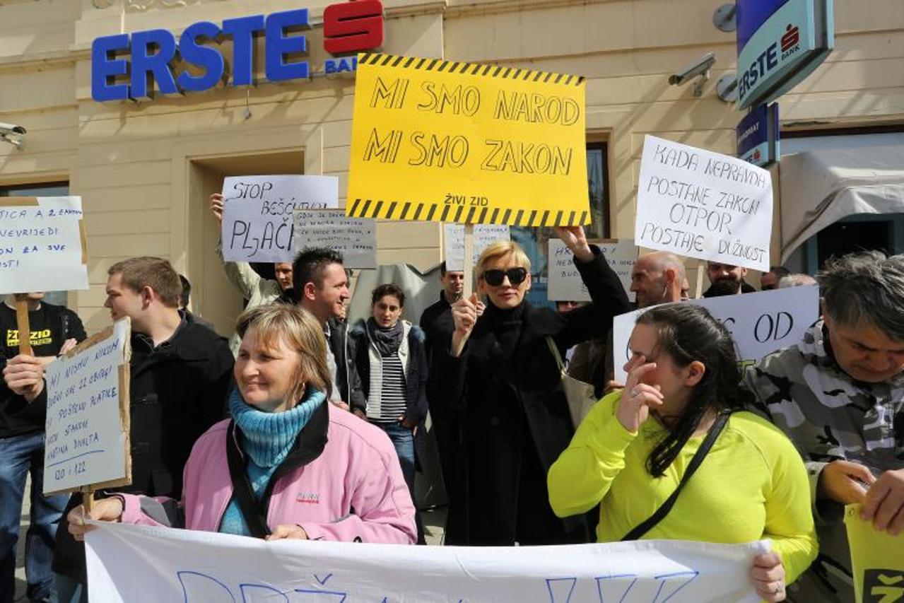 prosvjed stanara, osijek