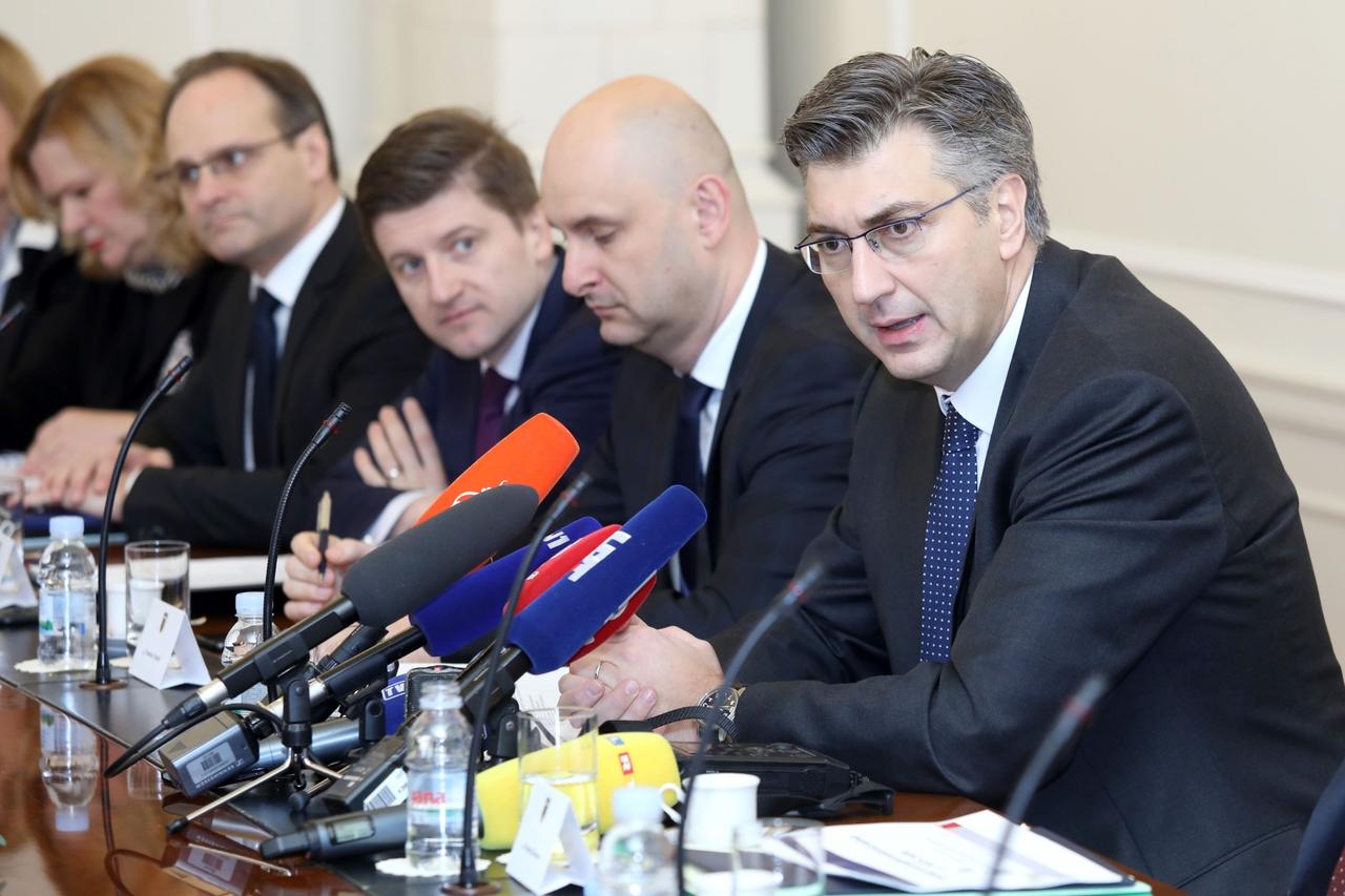 Andrej Plenković s predstavnicima Hrvatske zajednice županija