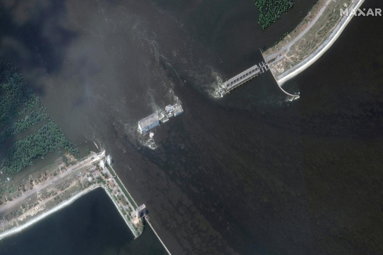 Razaranje brane u Ukrajini