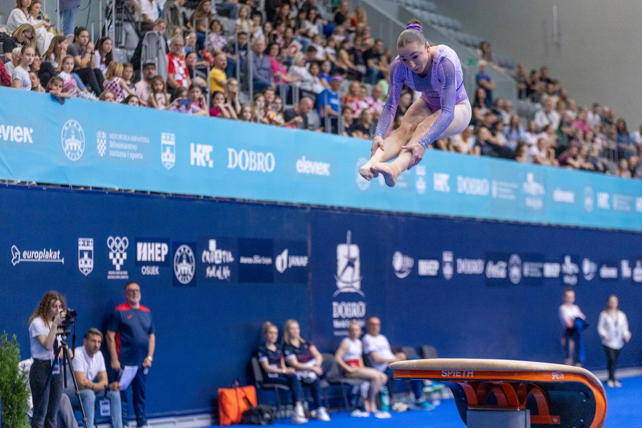 Osijek: Prvi dan finala Osijek Word Cupa, ženski preskok