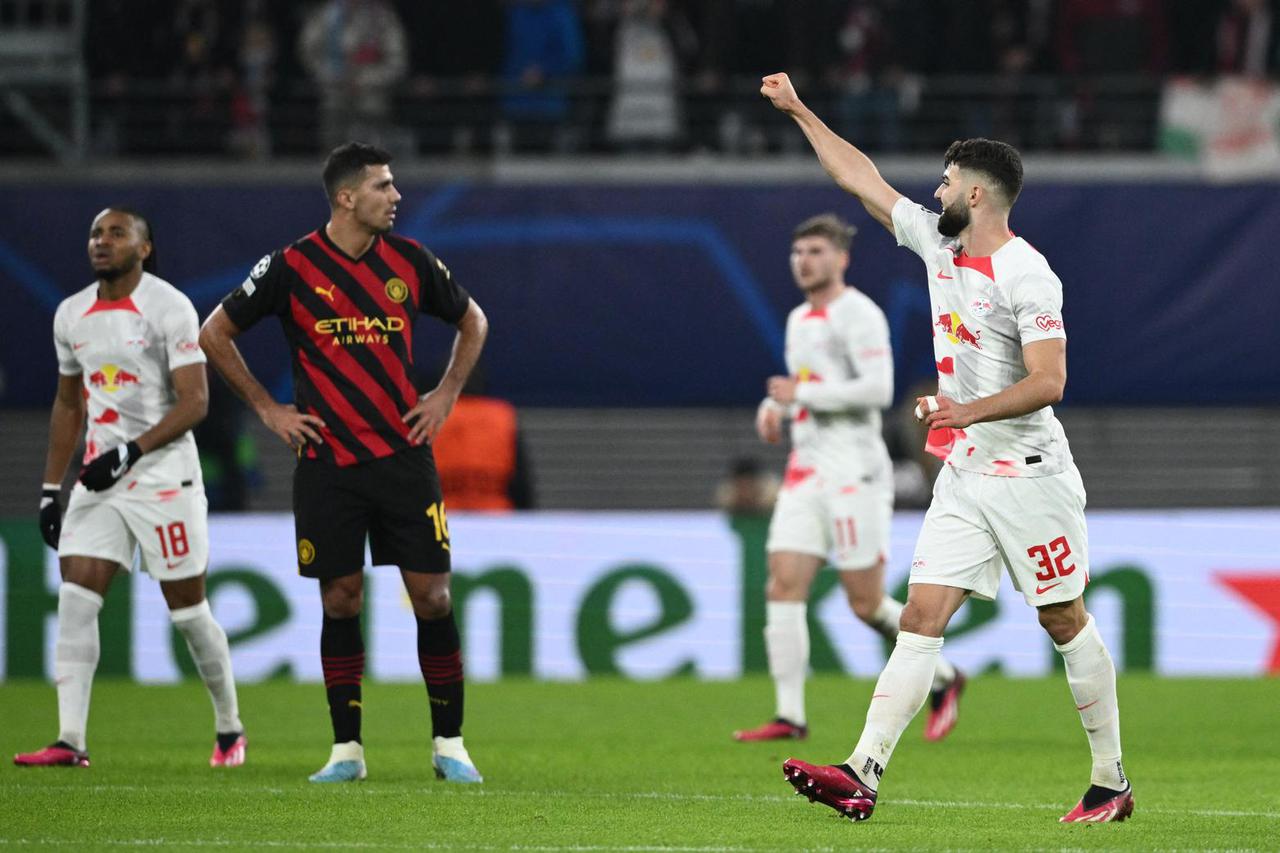 Champions League - Round of 16 First Leg - RB Leipzig v Manchester City