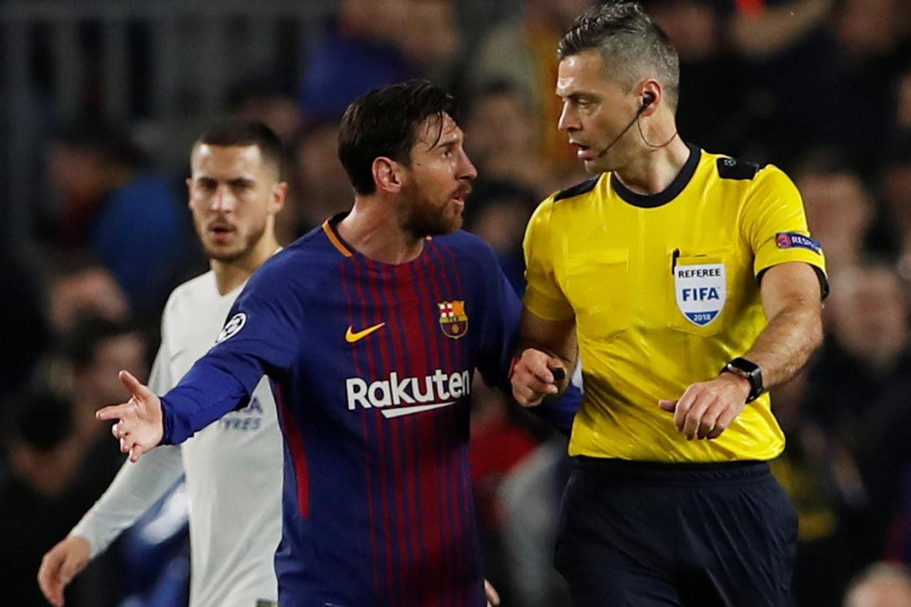 Lionel Messi Damir Skomina