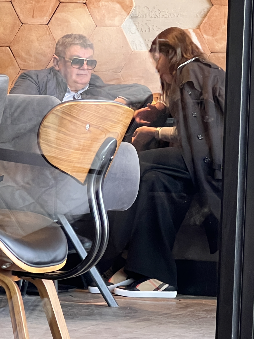 EKSKLUZIVNO 05.03.2024., Zagreb - Josipa Pleslic (bivsa Rimac) u drustvu bosanskohercogackim poduzetnikom Milenkom Basicem na picu u kaficu na zapadnom dijelu grada. Photo: Pixsell/PIXSELL