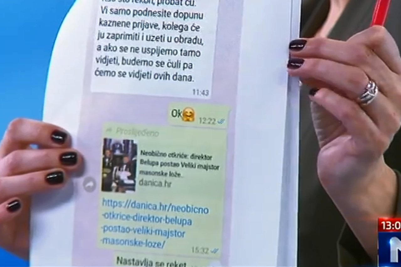 Nikica Gabrić pokazao poruke koje je slao glavnom državnom odvjetniku Draženu Jeleniću