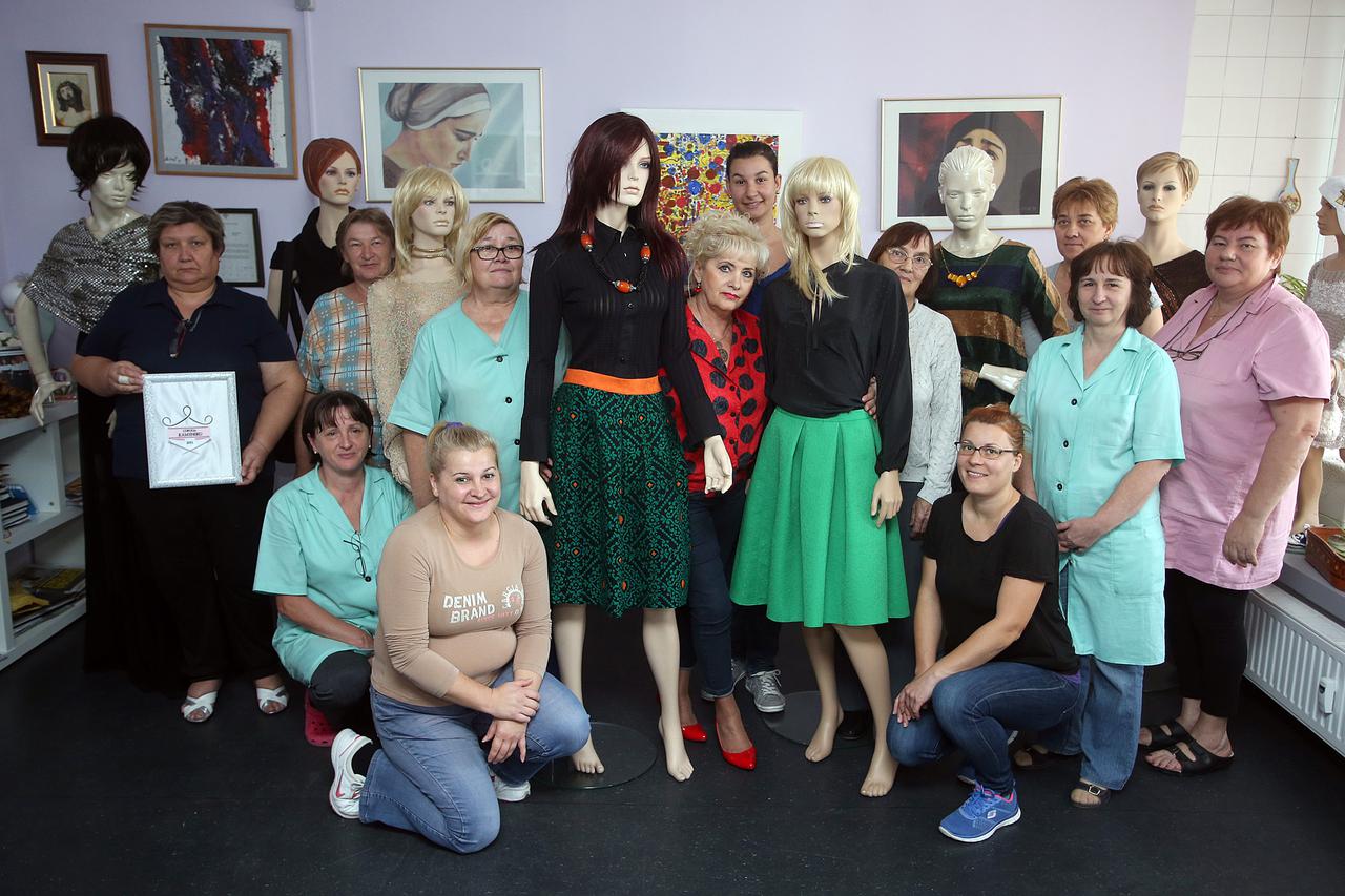 29.09.2016., Zagreb - Nova jesenska kolekcija bivsih radnica Kamenskog. Predsjednica udruge Djurdja Grozaj.  Photo: Goran Stanzl/PIXSELL