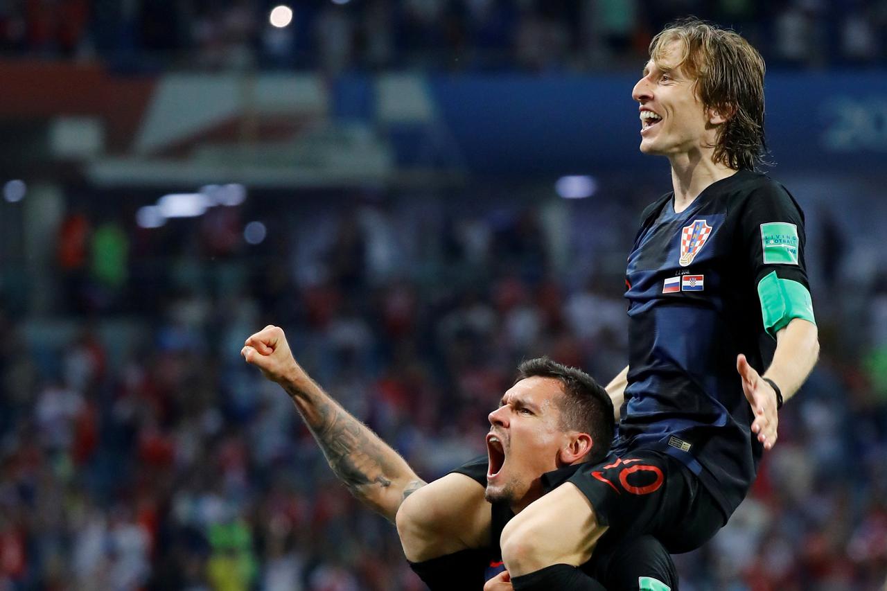 Luka Modrić i Dejan Lovren