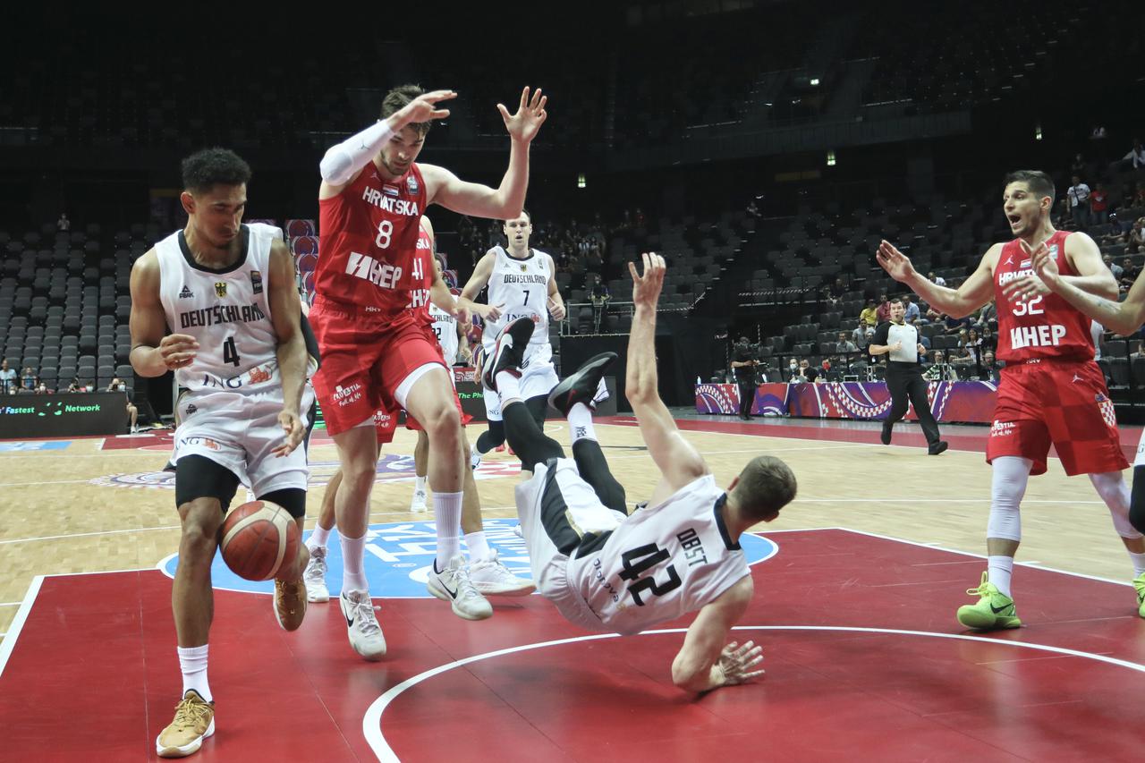 Split: Hrvatski košarkaši izgubili od Njemačke u napetoj završnici kvalifikacija za OI