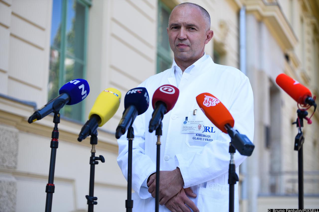 Ravnatelj KBC Sestre Milosrdnice Davor Vagić dao je izjavu o stanju oca koji je ubio troje djece