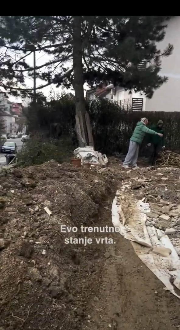 Nakon što je unutrašnjost doma gotovo finalizirana, na red je došlo uređenje okućnice, što je Ida s velikim uzbuđenjem podijelila s pratiteljima.