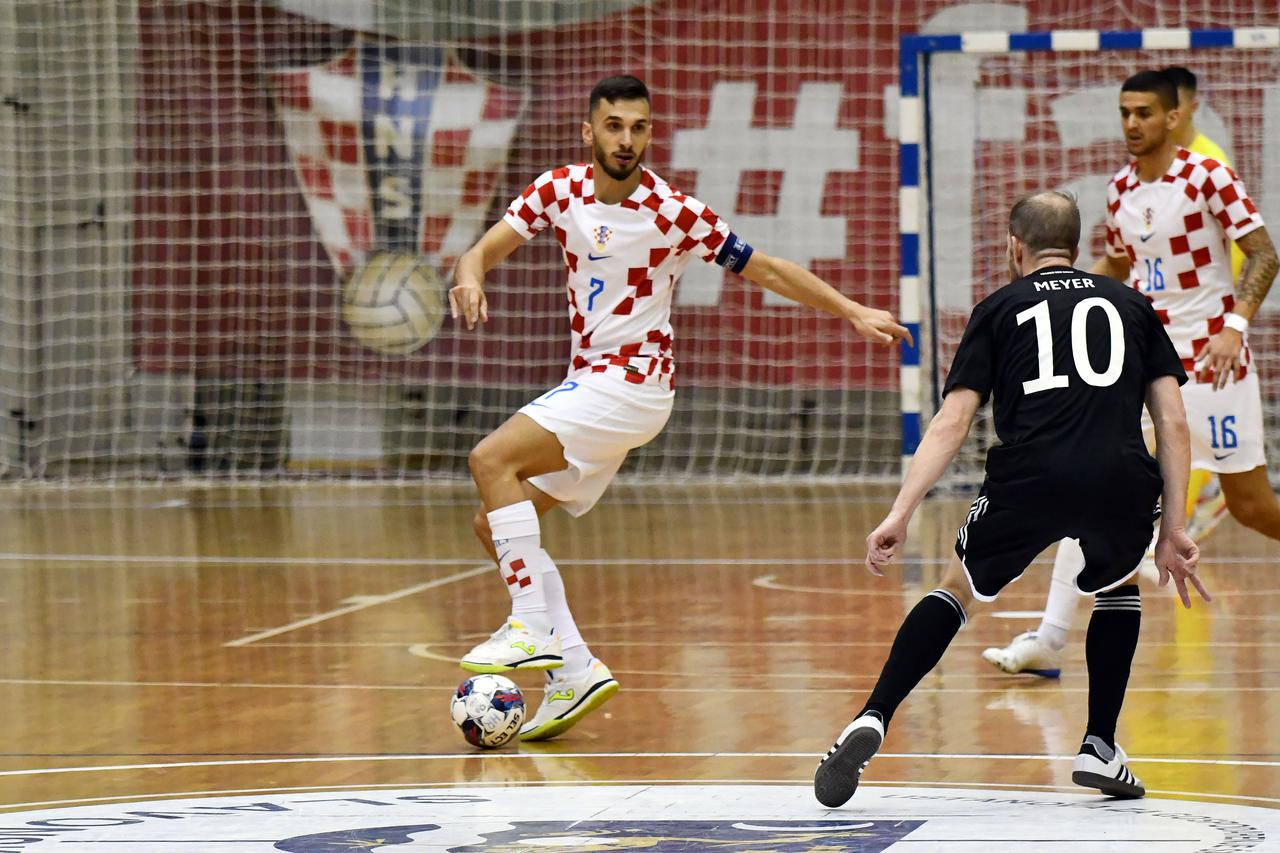 Slavonski Brod: Utakmica kvalifikacija za Svjetsko prvenstvo u futsalu između Hrvatske i Njemačke