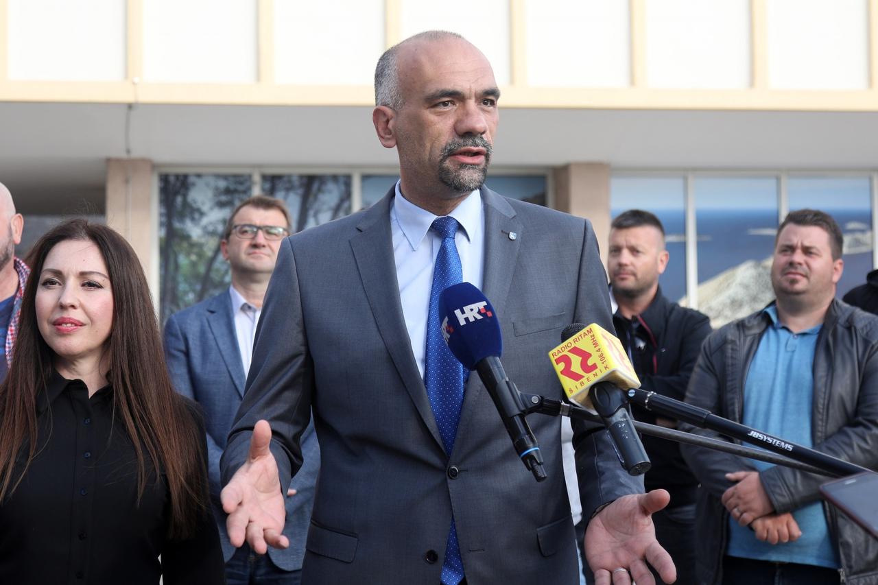 Kandidat za šibensko-kninskog župana Marko Jelić  održao konferenciju