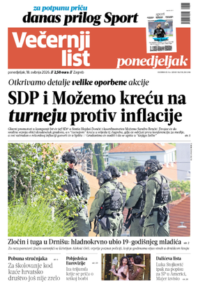 Naslovnica 18.05.2026.