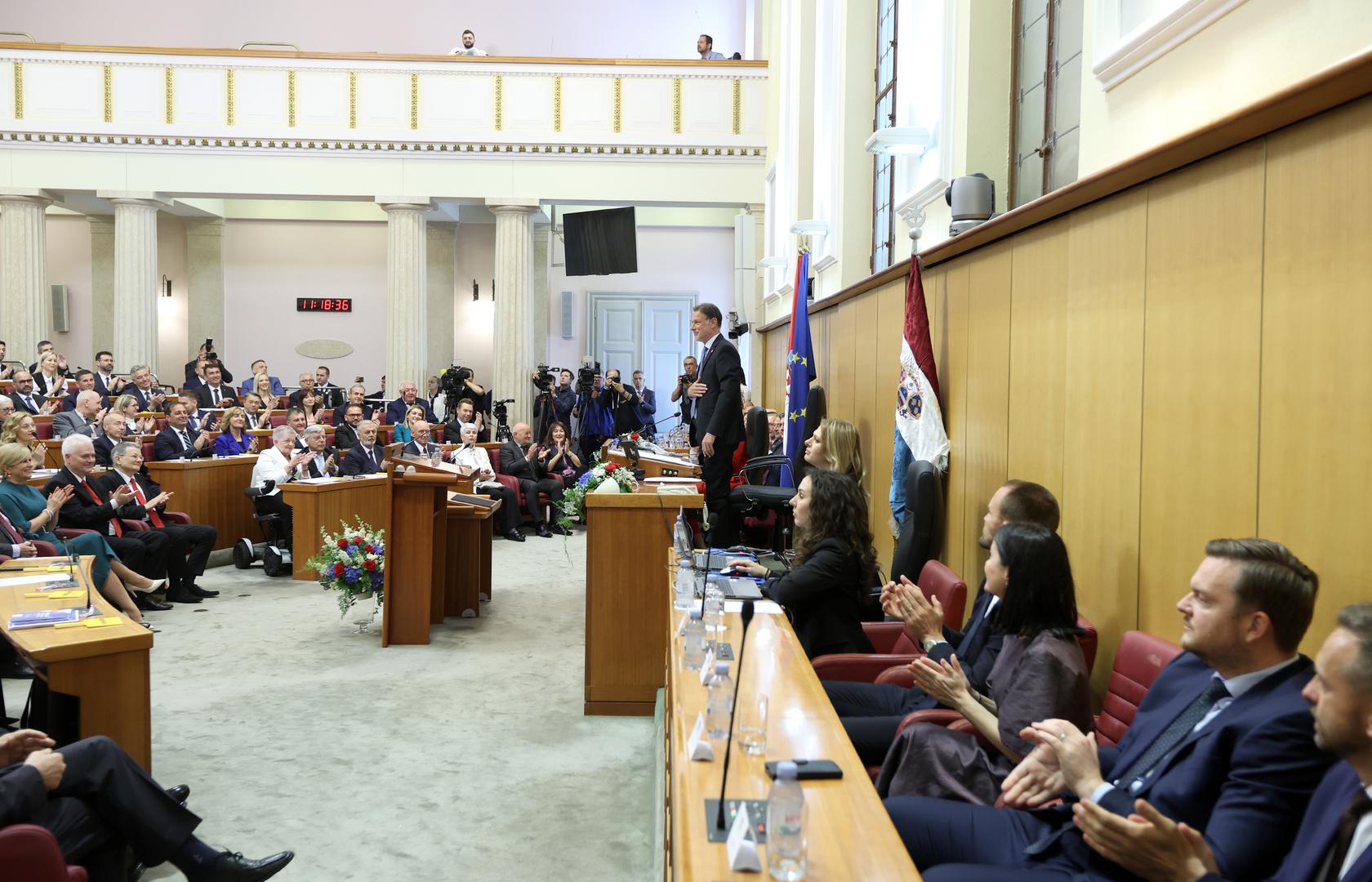16.05.2024., Zagreb - Prvo zasjedanje Hrvatskog sabora u 11. sazivu. Photo: Patrik Macek/PIXSELL