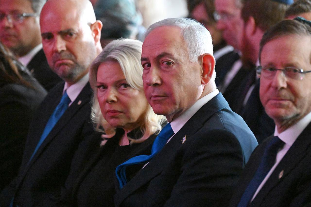 Israeli Prime Minister Benjamin Netanyahu Speaks At Memorial On Mt. Herzl