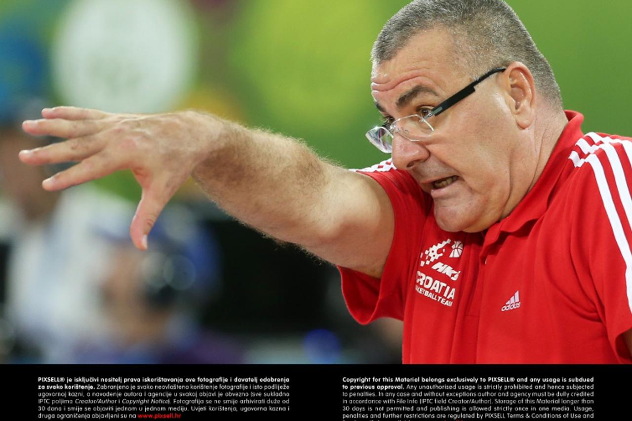 '16.09.2013., Arena Stozice, Ljubljana, Slovenija - Europsko prvenstvo u kosarci Eurobasket Slovenia 2013, drugi krug, grupa F, Hrvatska - Grcka. Jasmin Repesa. Photo: Igor Kralj/PIXSELL'