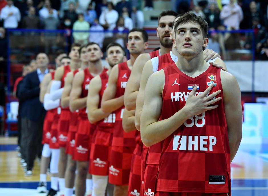 Zagreb: Kvalifikacijska utakmica Hrvatska - Slovenija za košarkaško SP 2023. godine