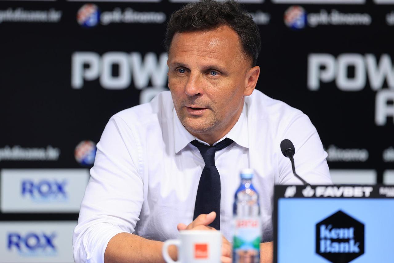 Mario Kovačević na konferenciji za medije nakon utakmice s Goricom 