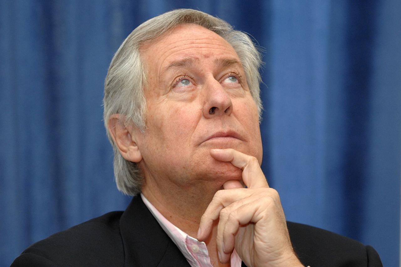 \'zagreb ,jurisiceva,  19.02.2009. Josip Dikan Radeljak sa suradnicima i odvjetnicima na konferencijji za tisak u povodu alucaja Axela Petkovica Photo: Patrik Macek/Vecernji list\'