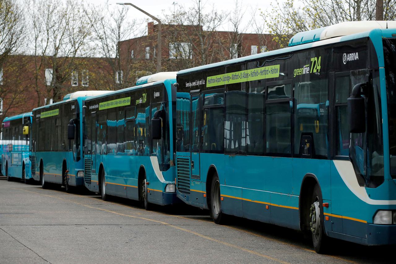 FILE PHOTO: FILE PHOTO: Arriva buses in Harlow, Britain