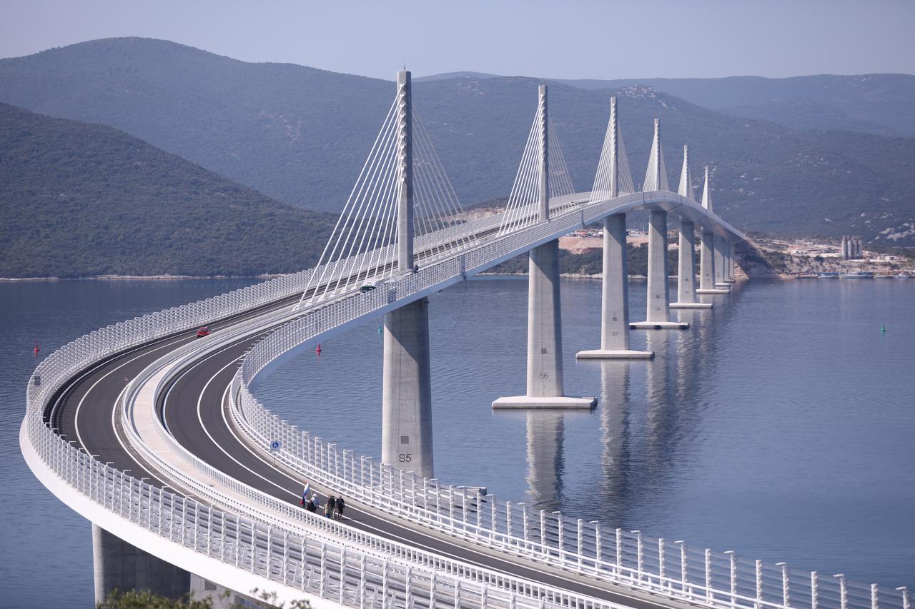 Pelješki most otvoren je za pješake