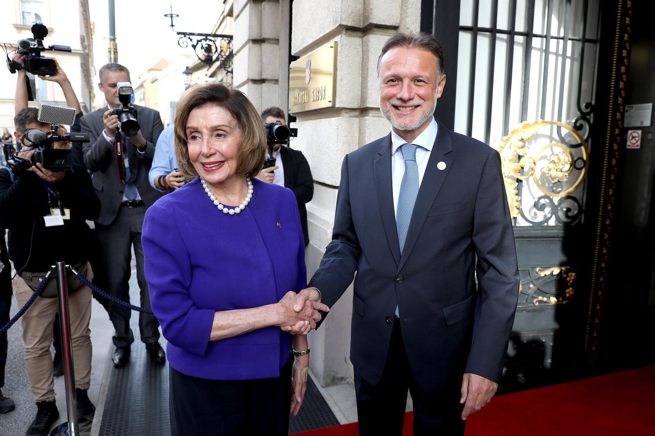 Zagreb: Jandrokovic i Nancy Pelosi, predsjednica Zastupnickog doma Sjedinjenih Americkih Drzava